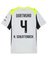 Borussia Dortmund Nico Schlotterbeck #4 Vieraspaita 2025-26 Lyhythihainen